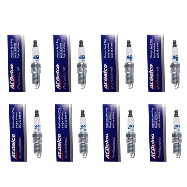 ACDelco 41-962 Professional Platinum Spark Plug, (8)